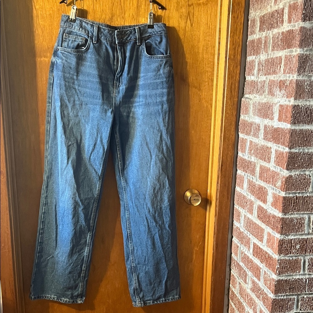 90’s Fit Classic Blue Straight Leg Women's Jeans KOAJ 12